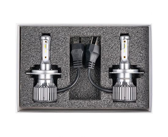 Автолампа-LED SKYWAY (аналог ксенона) H4(C9), 12/24V 22W 6000K 4000Lm 2-конт., 2 шт. S08701016 – изображение 2