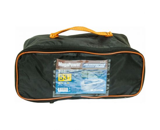 Буксировочный грузовой трос MEGAPOWER 53000 кг, 5 м, ширина 150 мм, петля-петля, в сумке M-78553 – изображение 2