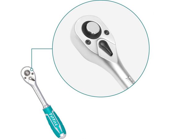 Ключ-трещотка TOTAL 3/8" THT106386 – изображение 2