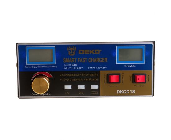 Зарядное устройство DEKO DKCC18, 12/24В, 18А 051-8054 – изображение 2