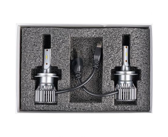 Автолампа-LED SKYWAY (аналог ксенона) H7(C9), 12/24V 22W 6000K 4000Lm 1-конт., 2 шт S08701018 – изображение 2