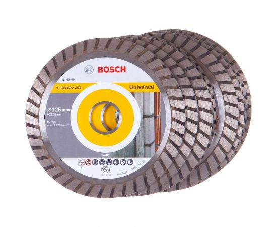Диск алмазный Turbo (125х22.2 мм) 10 шт. Bosch 2608603250 – изображение 2