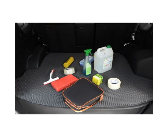 Автомобильный органайзер в багажник Vicecar синяя нить/светло-серый кант VC047_светлосерый – изображение 3