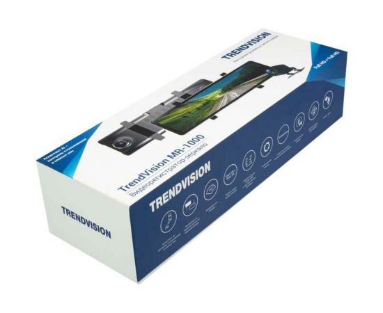 Видеорегистратор-зеркало с двумя камерами TrendVision MR-1000 TVMR1000 – изображение 3