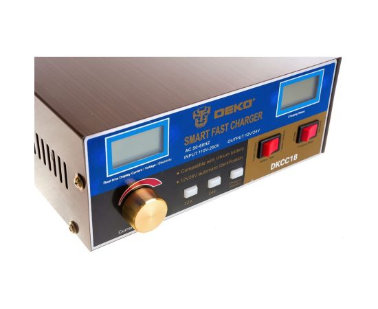 Зарядное устройство DEKO DKCC18, 12/24В, 18А 051-8054 – изображение 3