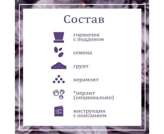 Набор для выращивания растений Вырасти,Дерево! Базилик фиолетовый zk-123 – изображение 4