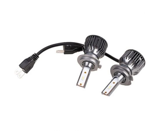 Автолампа-LED SKYWAY (аналог ксенона) H7(C9), 12/24V 22W 6000K 4000Lm 1-конт., 2 шт S08701018 – изображение 4