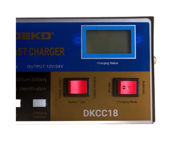 Зарядное устройство DEKO DKCC18, 12/24В, 18А 051-8054 – изображение 4