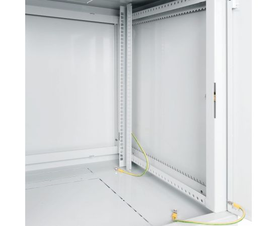 Настенный разборный шкаф КДДС 19"", 12U, стеклянная дверь, 600x450, серый УТ000003577 – изображение 4