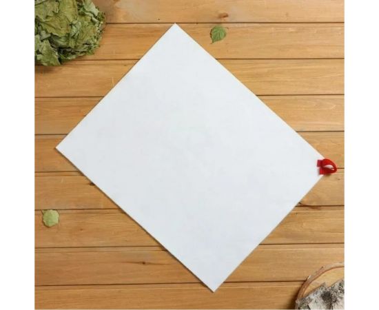 Подарочный банный набор Никитинская мануфактура Зимушка красный, шапка, рукавица, коврик ХВ5859 – изображение 4