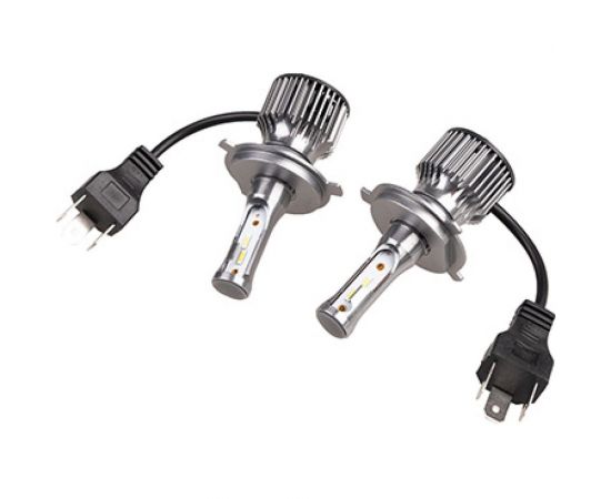 Автолампа-LED SKYWAY (аналог ксенона) H4(C9), 12/24V 22W 6000K 4000Lm 2-конт., 2 шт. S08701016 – изображение 4