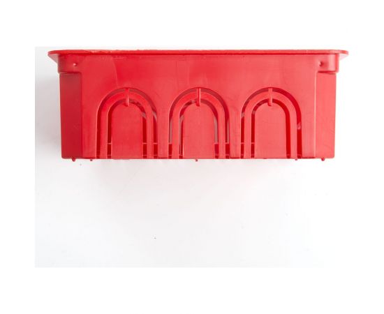 Монтажная коробка STEKKER EBX30-01-1-20-120 для сплошных стен, с крышкой, 120*92*45мм, IP20, красный (GE41008) 49005 – изображение 4