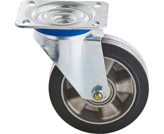 Колесо с вращающейся опорой и пластиной крепления (200 мм; 500 кг) Tellure rota 724506 – изображение 5