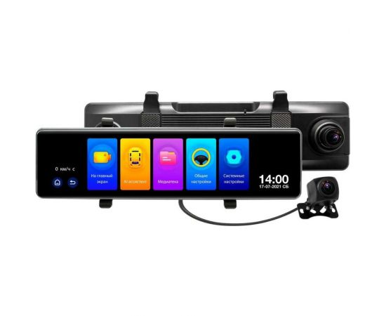 Видеорегистратор-зеркало с двумя камерами TrendVision MR-1000 TVMR1000 – изображение 7