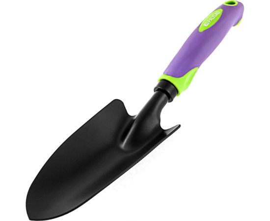 Широкий посадочный совок PALISAD 85x335 мм, стальной, обрезиненная эргономичная рукоятка LSR1 62060 