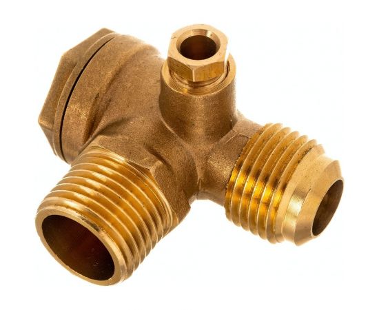 Клапан обратный для компрессора резьба наружная M1/2хM1/2 Pegas pneumatic 4306 