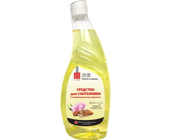 Средство для сантехники Fedora Дикий миндаль с антибактериальным эффектом, 750 мл 501 