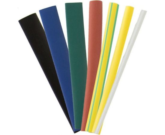 Термоусаживаемая трубка TDM ТУТнг 12/6 набор (7 цветов по 3 шт. 100мм) SQ0518-0506 