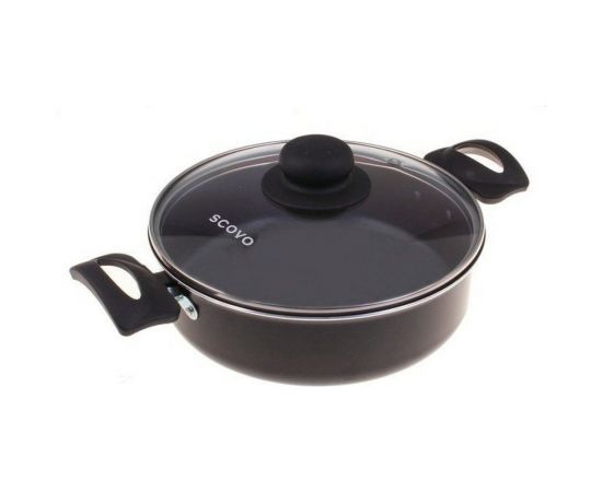 Жаровня SCOVO Consul 20 + стеклянная крышка RC-038 