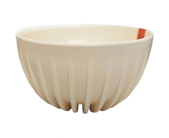 Пластиковый горшок с вкладкой liveingreen МИСКА СИГМА ванильный, диаметр 30 см, 7.9 л СИ вкМ30-31 