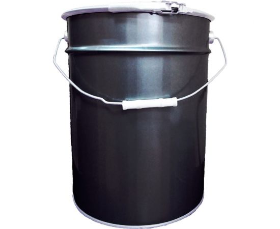 Ведро Тара.ру металл, 20 л, крышка-обруч, чёрное 27192 