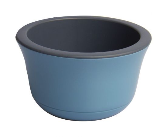 Пластиковый горшок liveingreen ОМЕГА ментол, c прозрачной вкладкой, диам. 26 см, высота 16 см, 5.3 л ОМ26-33 