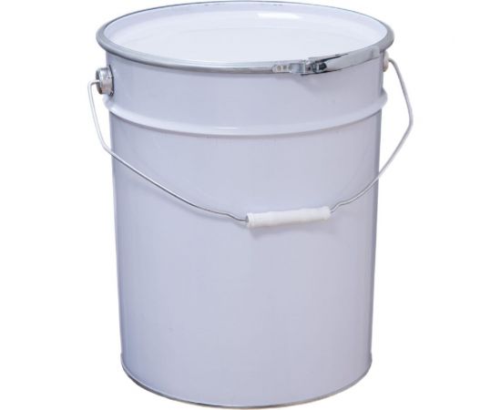 Ведро Тара.ру металл, 20 л, крышка-обруч, белое 20812 