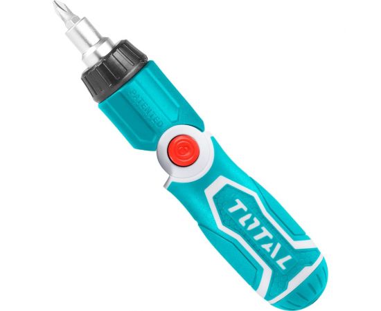 Отвертка реверсивная с насадками 13 в 1 TOTAL TACSD30136 