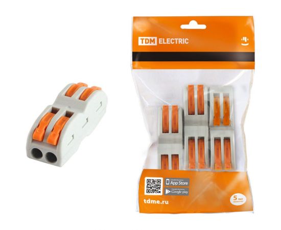Соединительная проходная клемма TDM СК-412-2 2,5мм2 4 шт/упак SQ0527-0051 