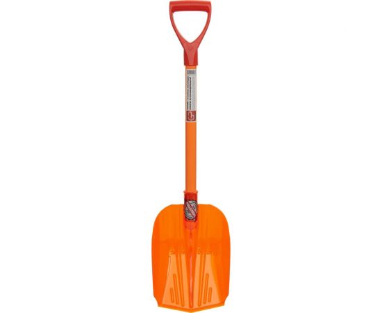 Снеговая лопата из поликарбоната ГАММА-ПЛАСТ ЭТАЛОН AUTO несъемный черенок GPLP004 