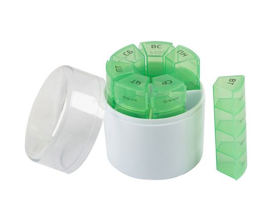 Таблетница Ecos Цилиндр на 7 дней 104326 