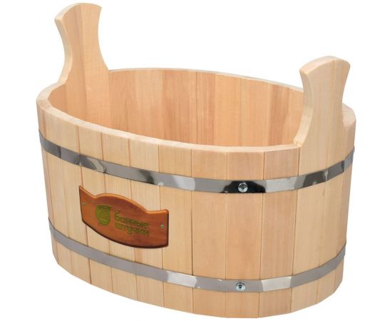 Ушат-шайка Банные Штучки С лёгким паром 15 л, овал, липа 31200 