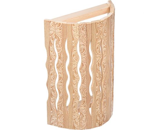 Угловой абажур для светильника Банные Штучки липа, с орнаментом цветы, 31х9х22 см 33420 – изображение 2