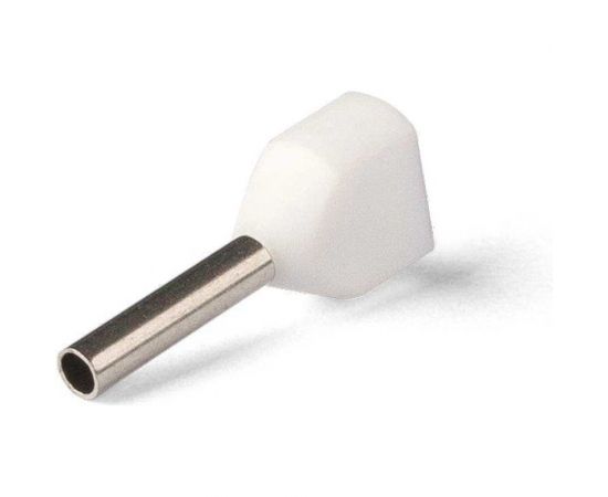 Штыревой втулочный изолированный наконечник двойной TDM НШвИ 2, 0.75х10, 100шт SQ0521-0003 – изображение 2