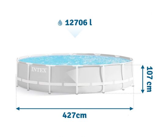 Каркасный бассейн Intex Prism Frame 427x107 см, 12706 л 26720 – изображение 2