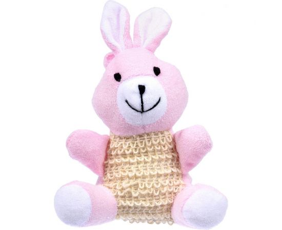 Мочалка из сизаля с хлопком Банные Штучки собачка, мишка, зайка 10х7х14 см 40129 – изображение 2