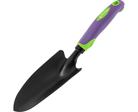 Широкий посадочный совок PALISAD 85x335 мм, стальной, обрезиненная эргономичная рукоятка LSR1 62060 – изображение 2