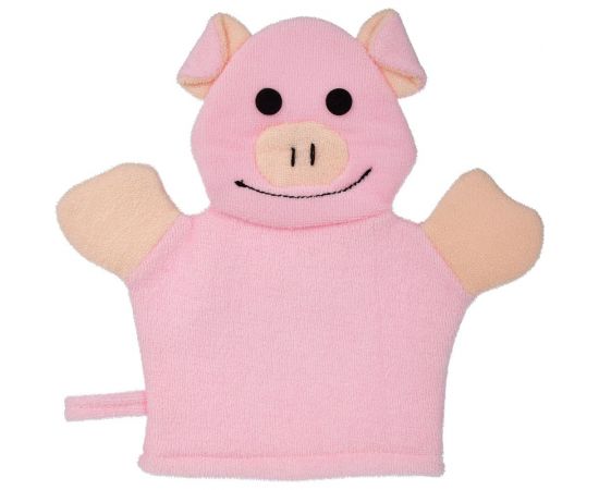 Мочалка для нежной и чувствительной кожи Банные штучки Зверушки soft 23x21 см 41363 – изображение 3