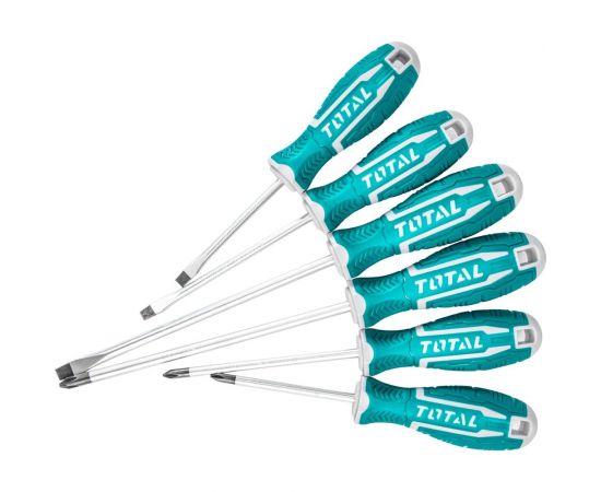 Набор отверток 6 шт. TOTAL THT250606 – изображение 4