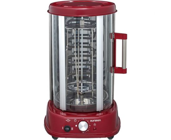 Вертикальная печь-гриль OURSSON Темная вишня VR1522/DC – изображение 4