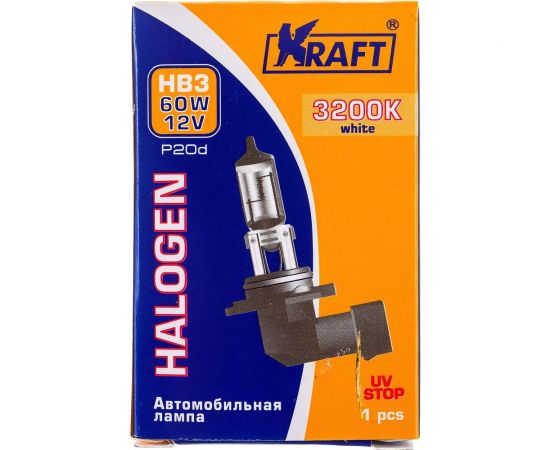 Автолампа KRAFT HB3 12v 60w P20d KT 700024 – изображение 4