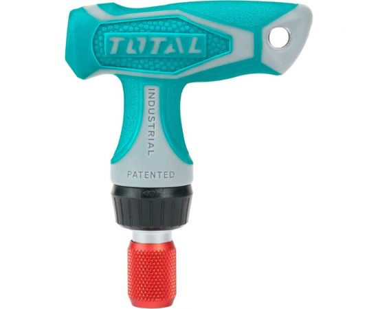 Т-образная реверсивная отвертка с насадками 18 шт. TOTAL TACSD30186 – изображение 5