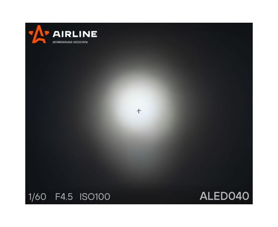 Светодиодная фара (балка) двухрядная Airline 6 LED направленный свет, 18W, 98x78x65, 12/24V ALED040 – изображение 5