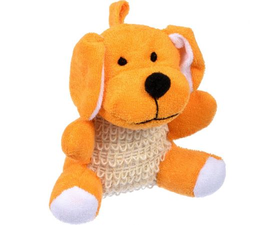 Мочалка из сизаля с хлопком Банные Штучки собачка, мишка, зайка 10х7х14 см 40129 – изображение 5