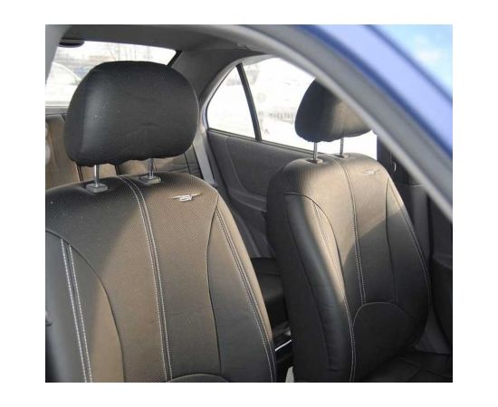 Чехлы PSV Imperial Next Черный отстрочка белая экокожа 124612 – изображение 5