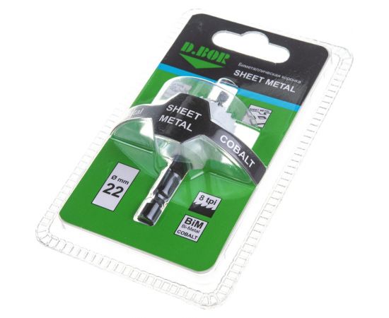Коронка биметаллическая SHEET METAL 22 мм D.BOR D-HS-BIM-SM-20-022 – изображение 6
