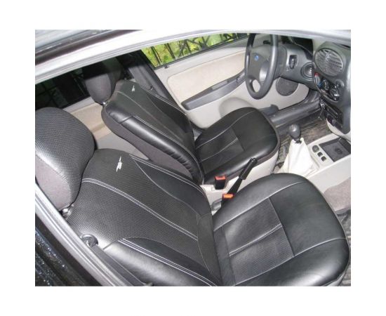 Чехлы PSV Imperial Next Черный отстрочка белая экокожа 124612 – изображение 6