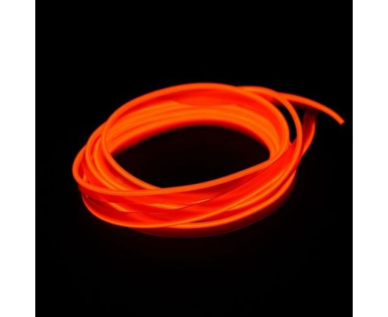 Неоновая нить для подсветки салона Cartage адаптер питания 12 В, 2 м, оранжевый 6937267 – изображение 7
