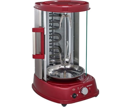 Вертикальная печь-гриль OURSSON Темная вишня VR1522/DC – изображение 7