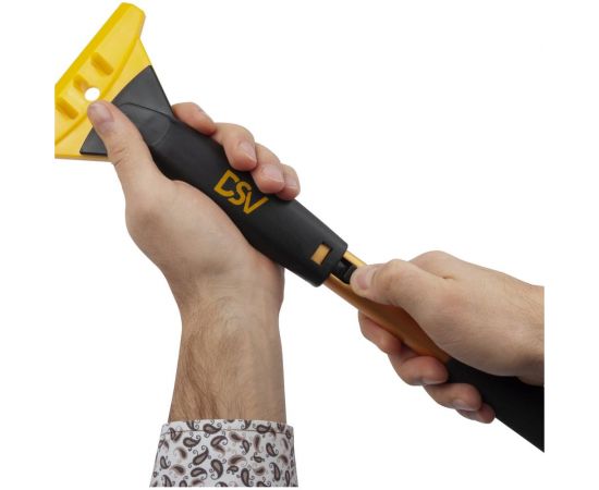 Телескопическая щетка со скребком для удаления снега и льда DSV с мягкой ручкой R21005 – изображение 9